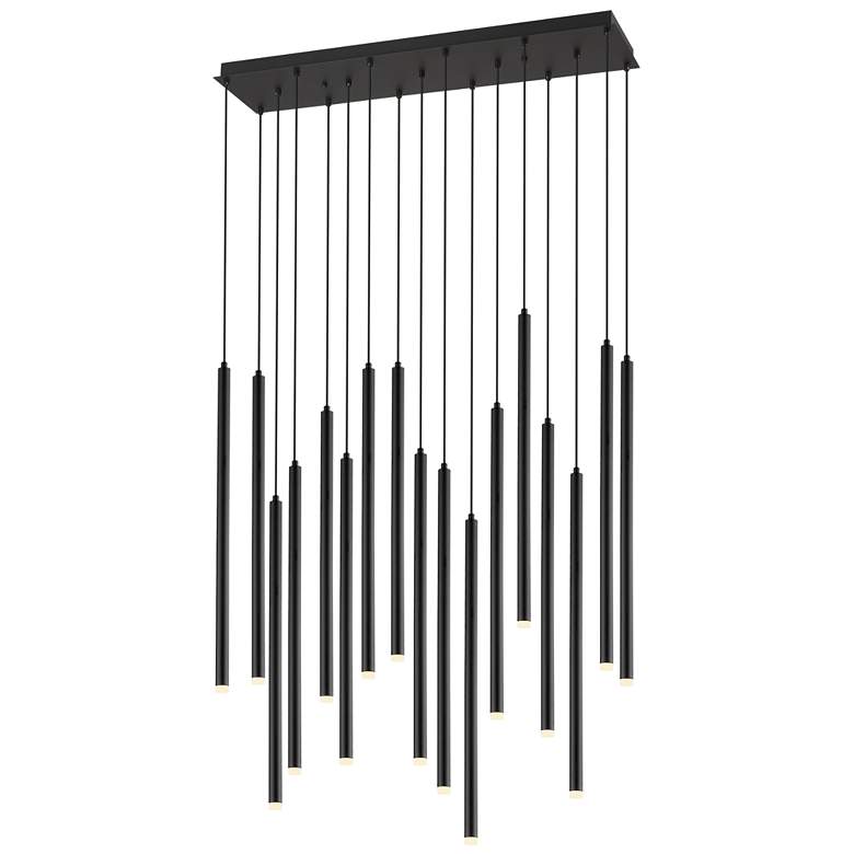 Image 1 Avenue Lighting Filmore Ave. Hanging Chandelier Black