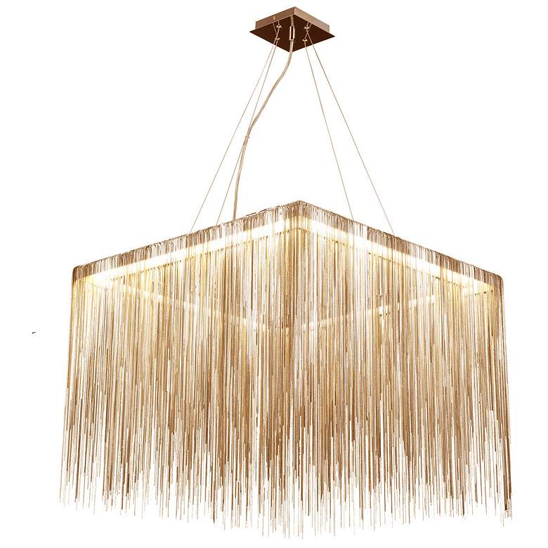 Image 1 Avenue Lighting Fountain Ave Collection Hanging Chandelier Gold