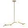 Avenue Lighting Hampton Collection 8 Light Chandelier Brushed Brass