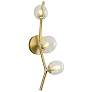 Avenue Lighting Hampton Collection Wall Sconce Brushed Brass w/ Clear Glass