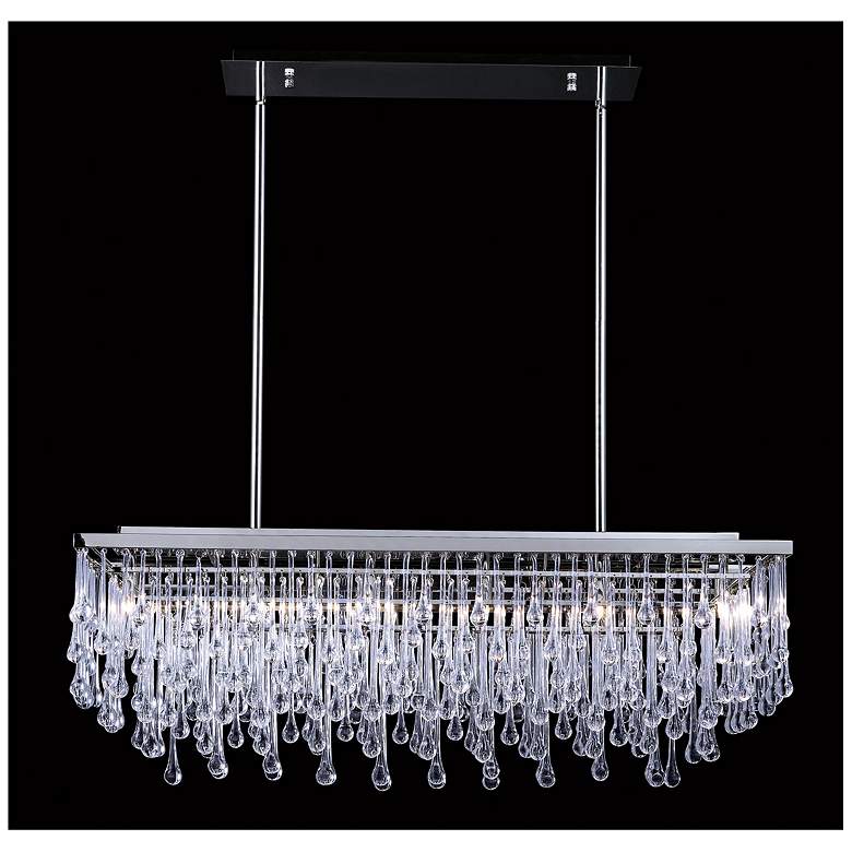 Image 1 Avenue Lighting Hollywood Blvd. Collection Chandelier Polished Nickel