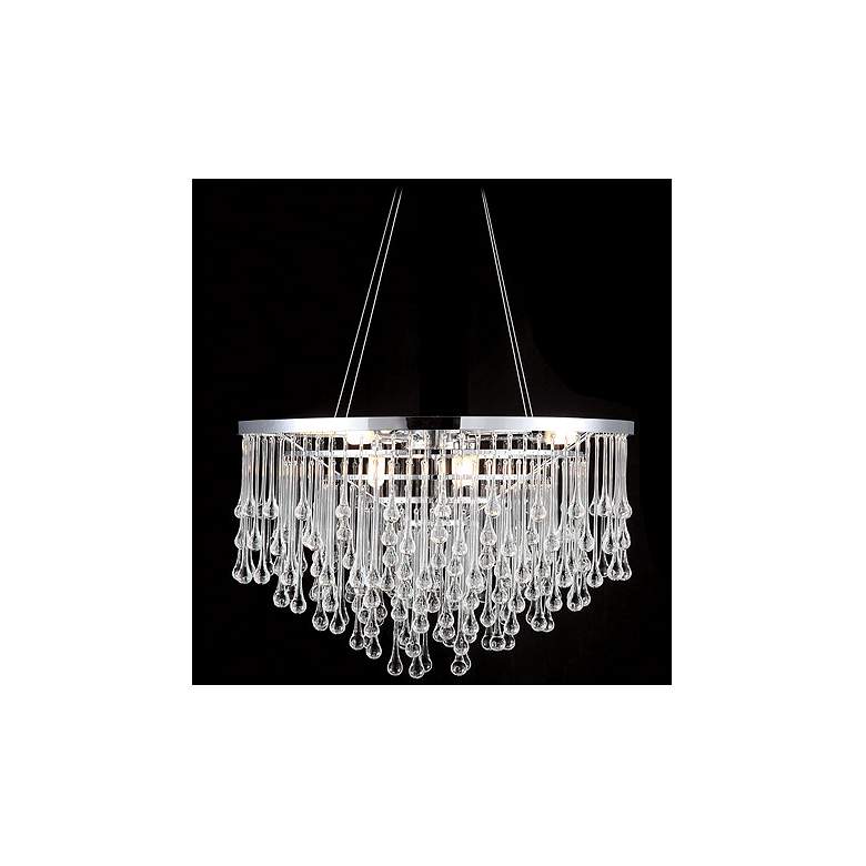 Image 1 Avenue Lighting Hollywood Blvd. Collection Chandelier Polished Nickel