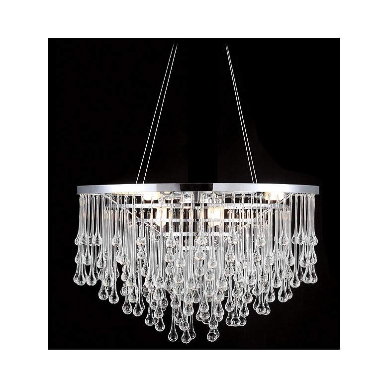 Image 1 Avenue Lighting Hollywood Blvd. Collection Chandelier Polished Nickel