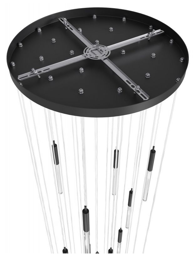 Image 3 Avenue Lighting Main St. Collection Flush Mount Pendants 158" Black more views