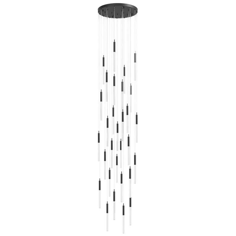 Image 1 Avenue Lighting Main St. Collection Flush Mount Pendants 158" Black