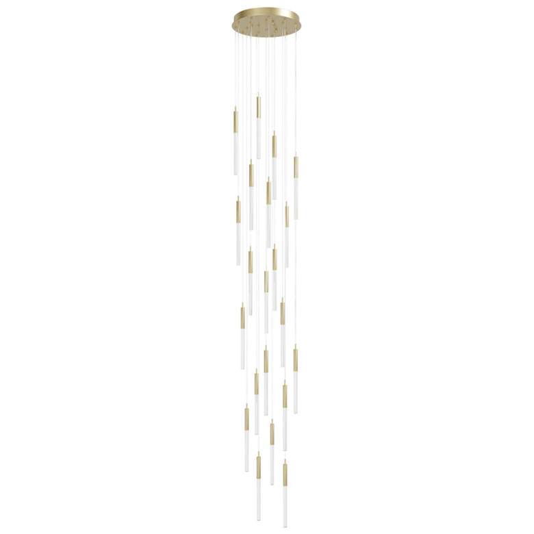 Image 1 Avenue Lighting Main St. Collection Pendant 158" Brushed Brass
