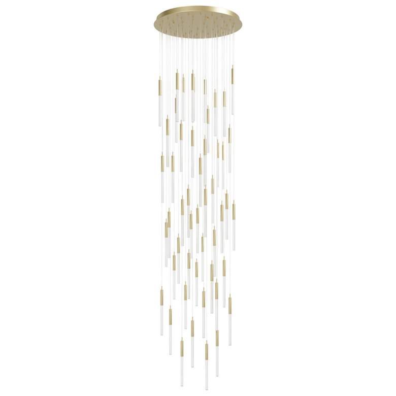 Image 1 Avenue Lighting Main St. Collection Pendant 158" Brushed Brass