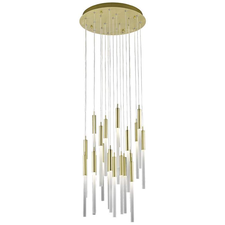 Image 1 Avenue Lighting Main St. Collection Pendant Brushed Brass