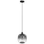 1_Avenue Lighting Monaco Collection  11.8" Black+Smoky