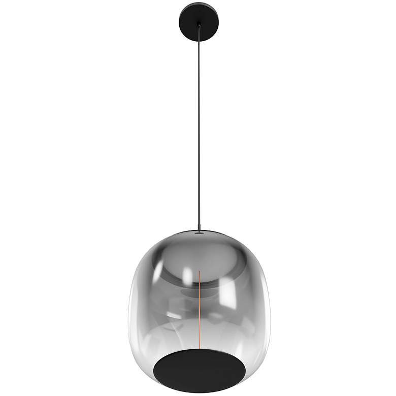 Image 2 Avenue Lighting Monaco Collection  11.8" Black+Smoky more views