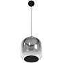 2_Avenue Lighting Monaco Collection  11.8" Black+Smoky more views
