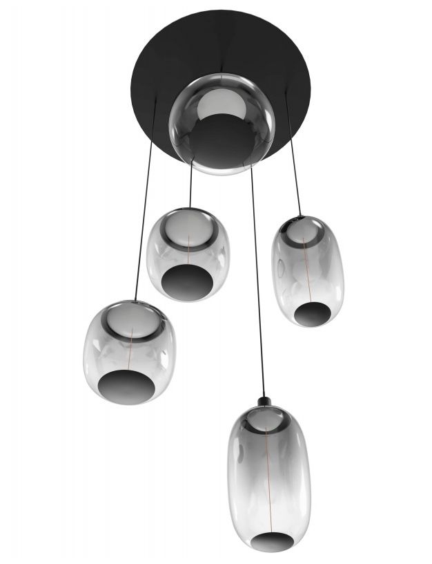 Image 2 Avenue Lighting Monaco Collection  180" Black more views