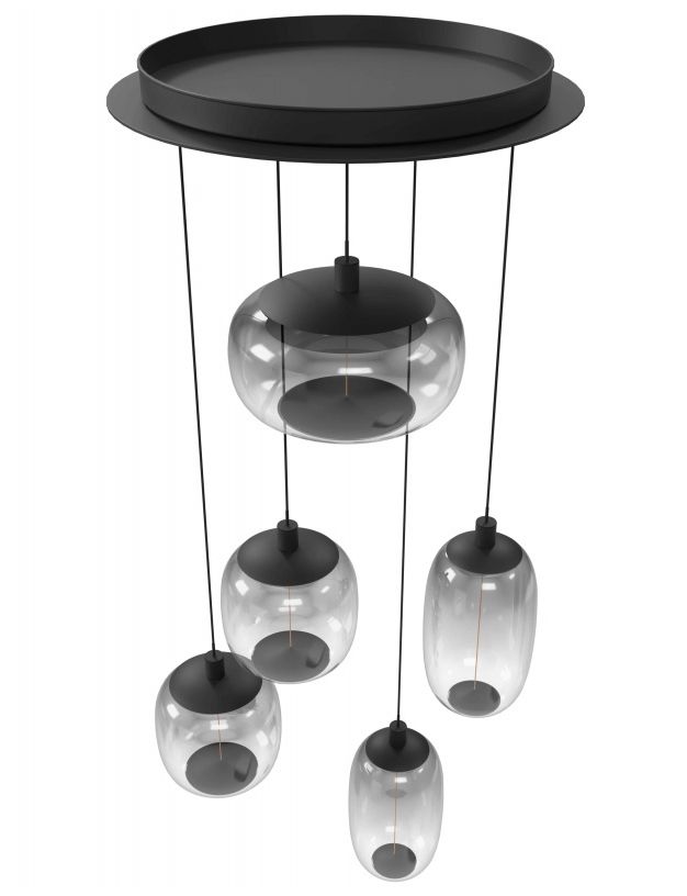 Image 3 Avenue Lighting Monaco Collection  180" Black more views