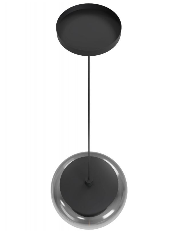 Image 3 Avenue Lighting Monaco Collection  8.3" Black+Smoky more views