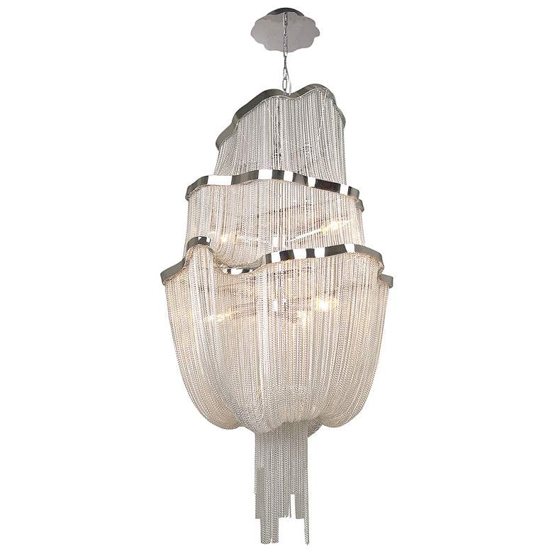 Image 1 Avenue Lighting Mullholand Dr.Collection Hanging Chandelier Polished Chrome