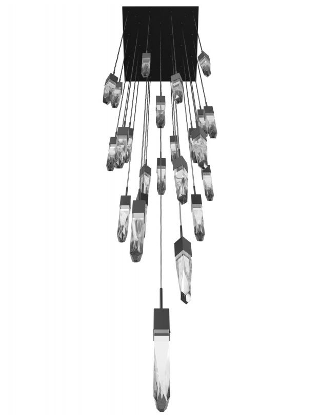 Image 2 Avenue Lighting Original Aspen Clear 25 Light Pendant 171" Dark Bronze more views