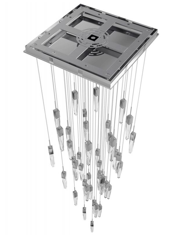 Image 3 Avenue Lighting Original Aspen Clear 41 Light Pendant 170" Polished Ch more views