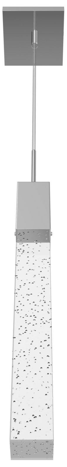 Image 2 Avenue Lighting Original Glacier 1-Light 2"W Mini Pendant in Chrome more views