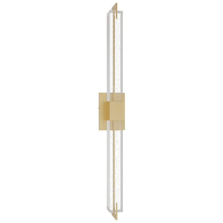Image 1 Avenue Lighting Original Glacier 39" Brushed Brass LED Wall Sconce