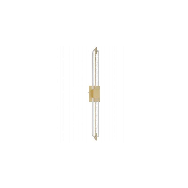 Image 2 Avenue Lighting Original Glacier 39" Brushed Brass LED Wall Sconce more views