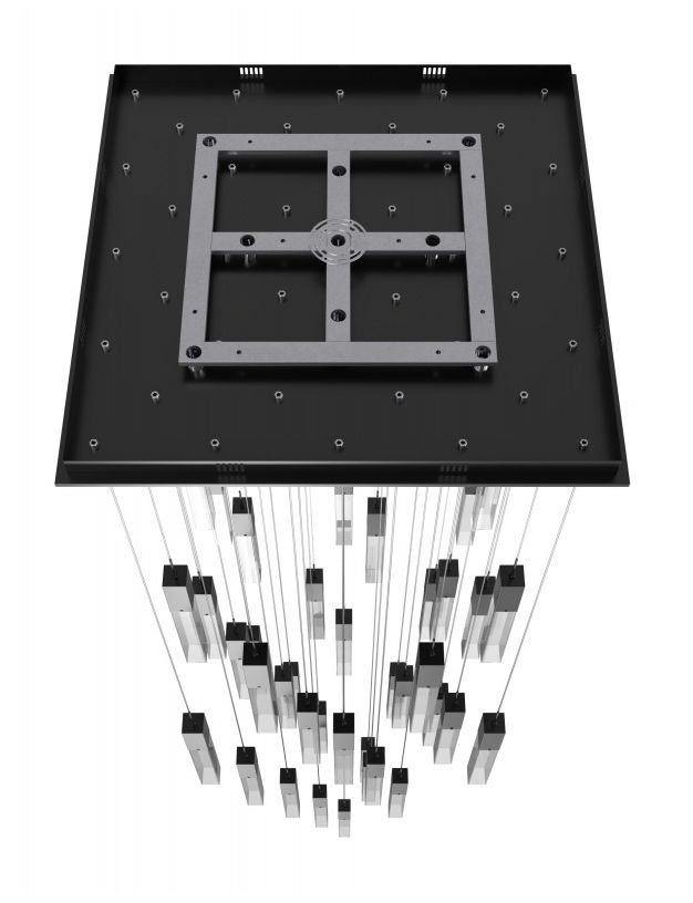 Image 3 Avenue Lighting Original Glacier Clear 41 Light Pendant  174" Dark Bro more views