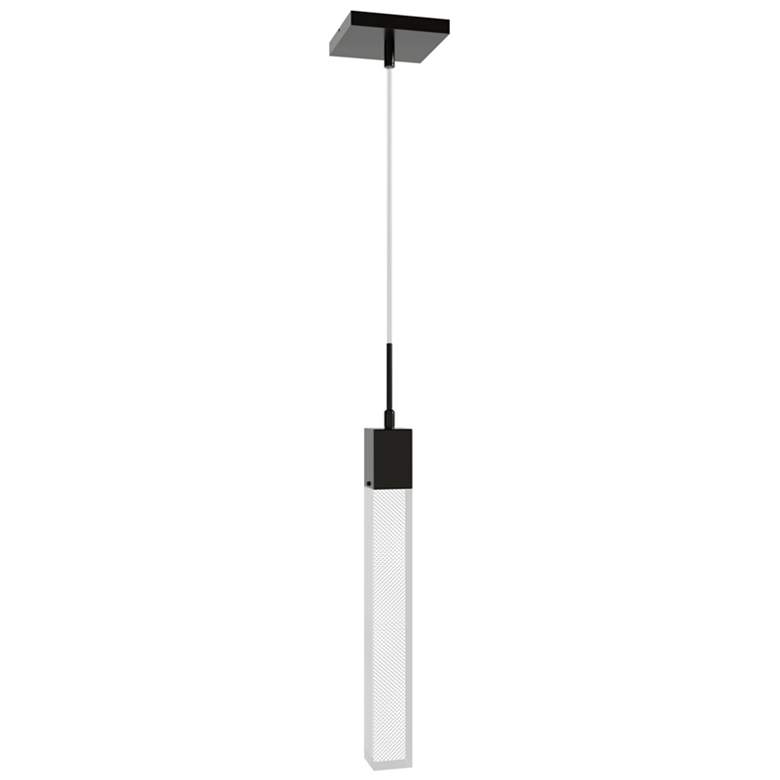 Image 1 Avenue Lighting Original Glacier Snow 1 Light Pendant 120" Dark Bronze