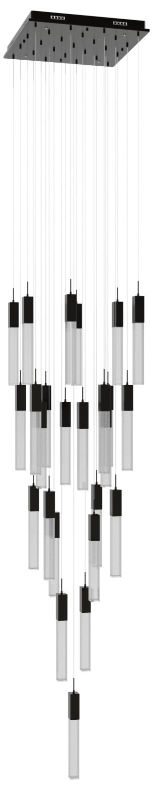 Thumbnail1 of Avenue Lighting Original Glacier Snow 25 Light Pendant 174" Dark Bronze