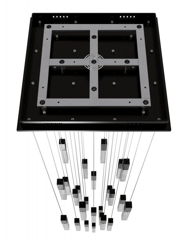 Thumbnail3 of Avenue Lighting Original Glacier Snow 25 Light Pendant 174" Dark Bronze more views