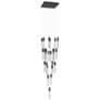 Avenue Lighting Original Glacier Snow 25 Light Pendant 174" Black