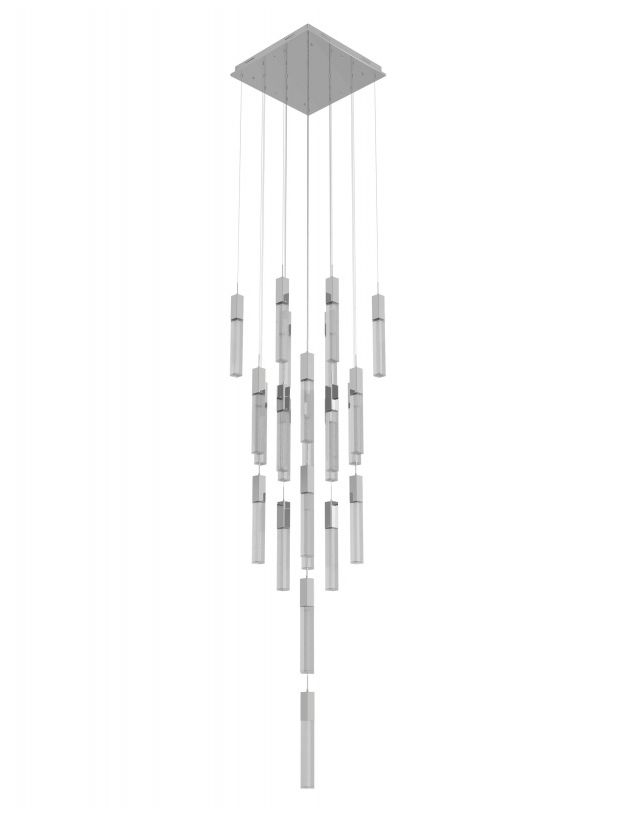 Image 2 Avenue Lighting Original Glacier Snow 25 Light Pendant 174" Polished Chrome more views