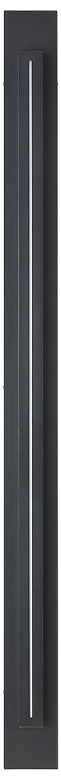 Avenue Lighting Outdoor 68"H Raised Panel LED Wall Sconce in Black
