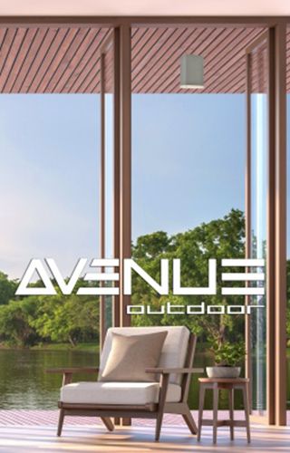 Image 2 Avenue Lighting Outdoor Collection Ceiling Flush mount 8" Silver more views