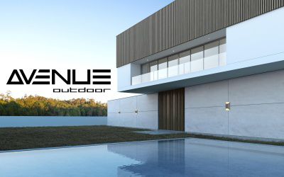 Image 3 Avenue Lighting Outdoor Collection Integrated LED Wall Mount 12" Silver more views