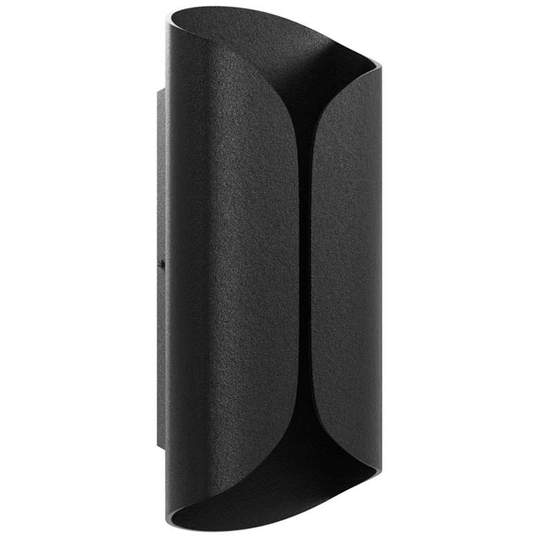 Image 1 Avenue Lighting Outdoor Collection Integrated LED Wall Mount 14" Black