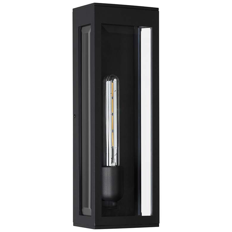 Image 1 Avenue Lighting Outdoor Collection Integrated LED Wall Mount 18" Black