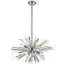 Avenue Lighting Palisades Ave. Collection 6 Light Hanging Chandelier Chrome
