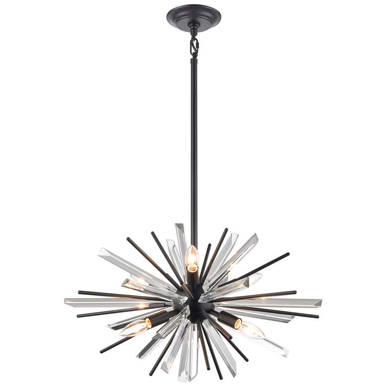 Image 1 Avenue Lighting Palisades Ave. Collection Sputnik Chandelier Black