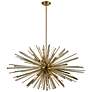 Avenue Lighting- Palisades Collection-10 Light Hanging Chandelier-Brass