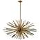 Avenue Lighting- Palisades Collection-10 Light Hanging Chandelier-Brass