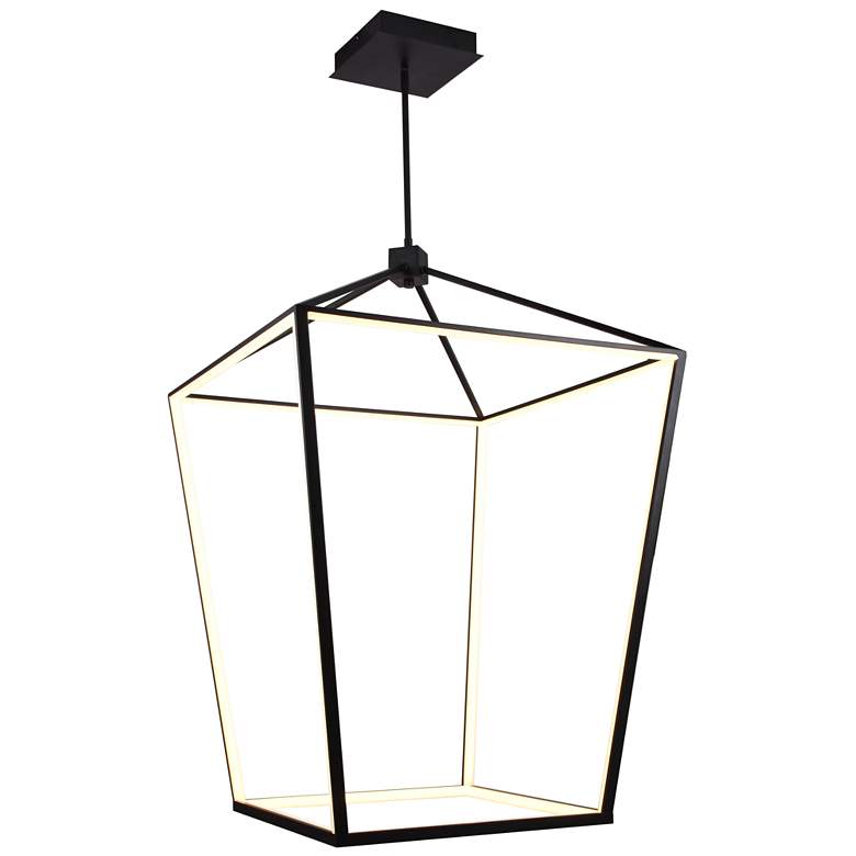 Image 1 Avenue Lighting Park Ave. Hanging Chandelier 42" Black