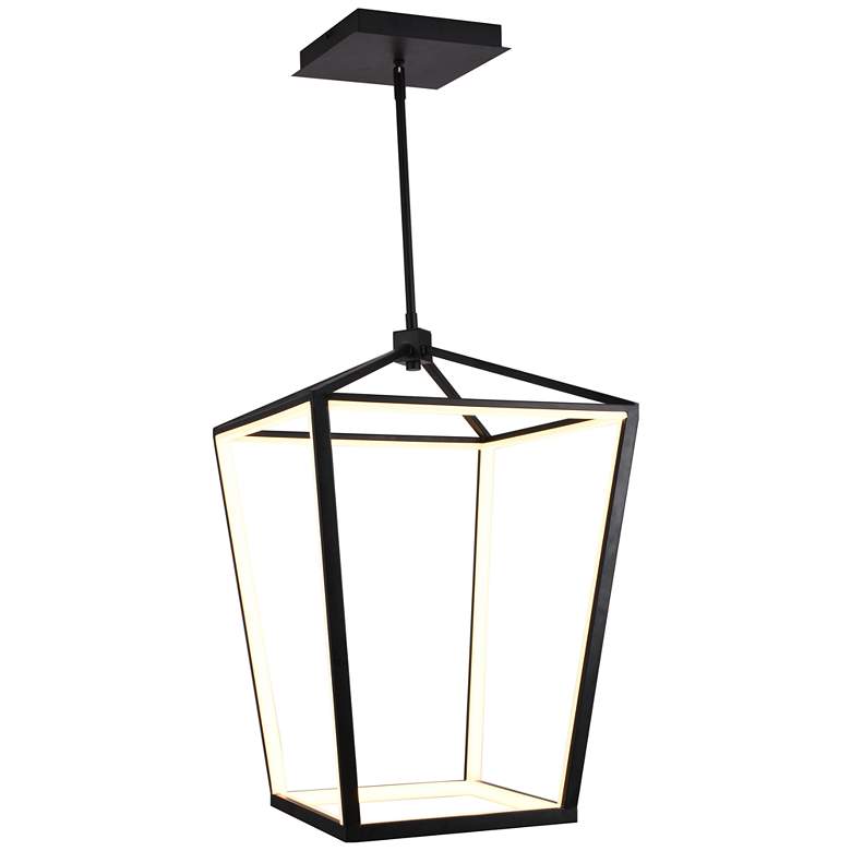 Image 1 Avenue Lighting Park Ave. Hanging Chandelier Black