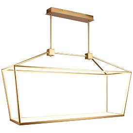 Image1 of Avenue Lighting Park Ave. Hanging Chandelier Gold