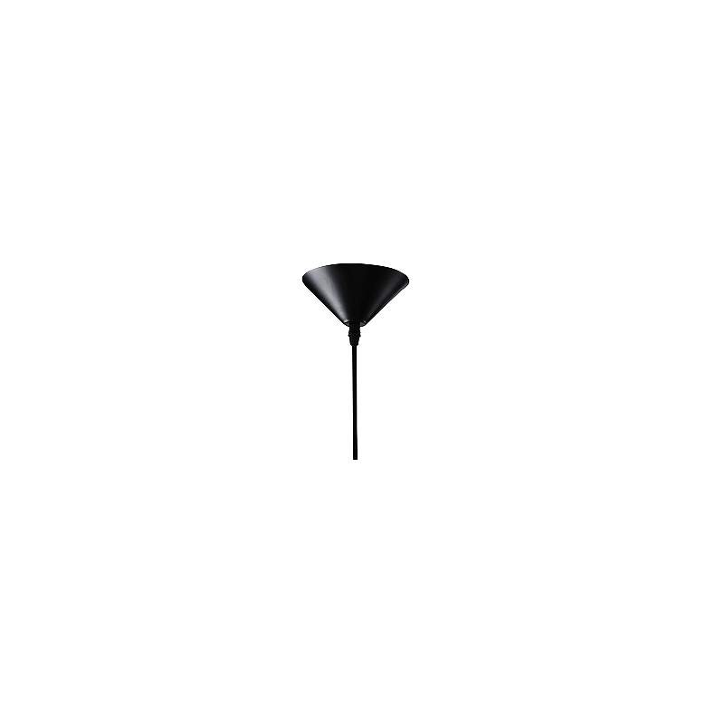 Image 4 Avenue Lighting Robertson 8" Wide Black and Smoked Glass Mini Pendant more views