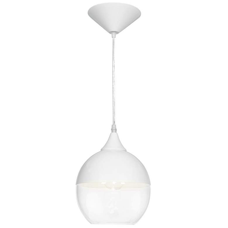 Image 1 Avenue Lighting Robertson Blvd. Collection Pendant White