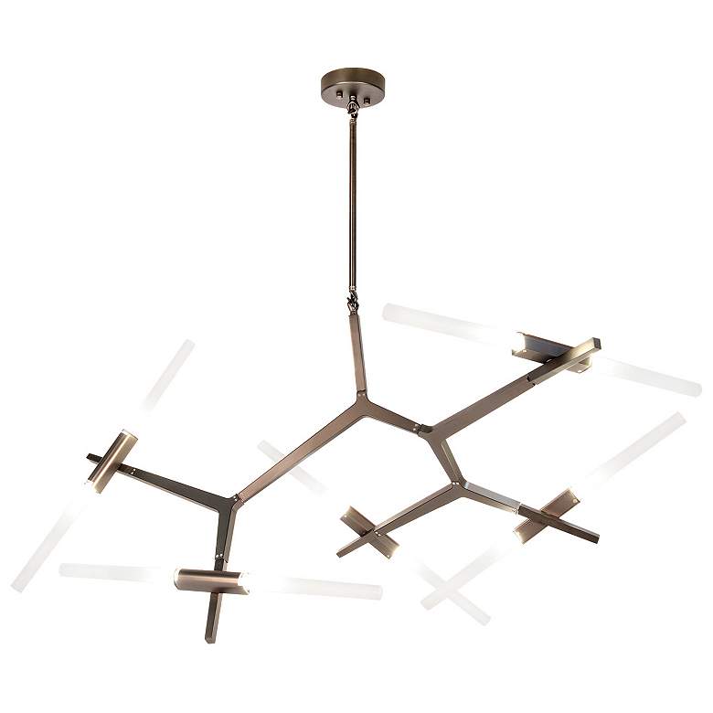 Image 1 Avenue Lighting San Vicente Collection 10 Light Hanging Chandelier Bronze