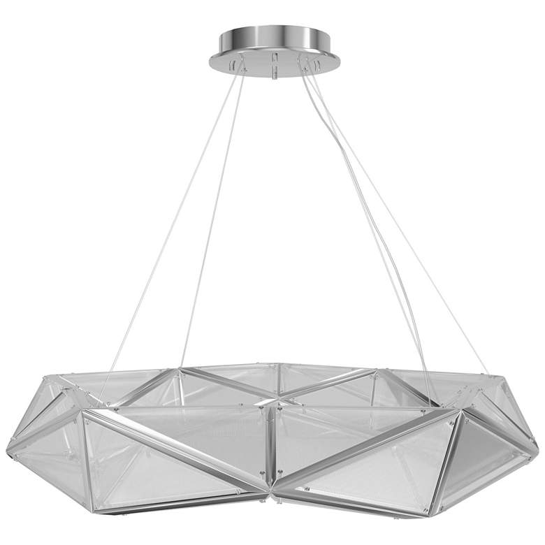 Image 1 Avenue Lighting Seoul Collection Chandelier  47" Chrome