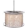 Avenue Lighting Soho Collection Hanging Chandelier Polished Nickel Silver