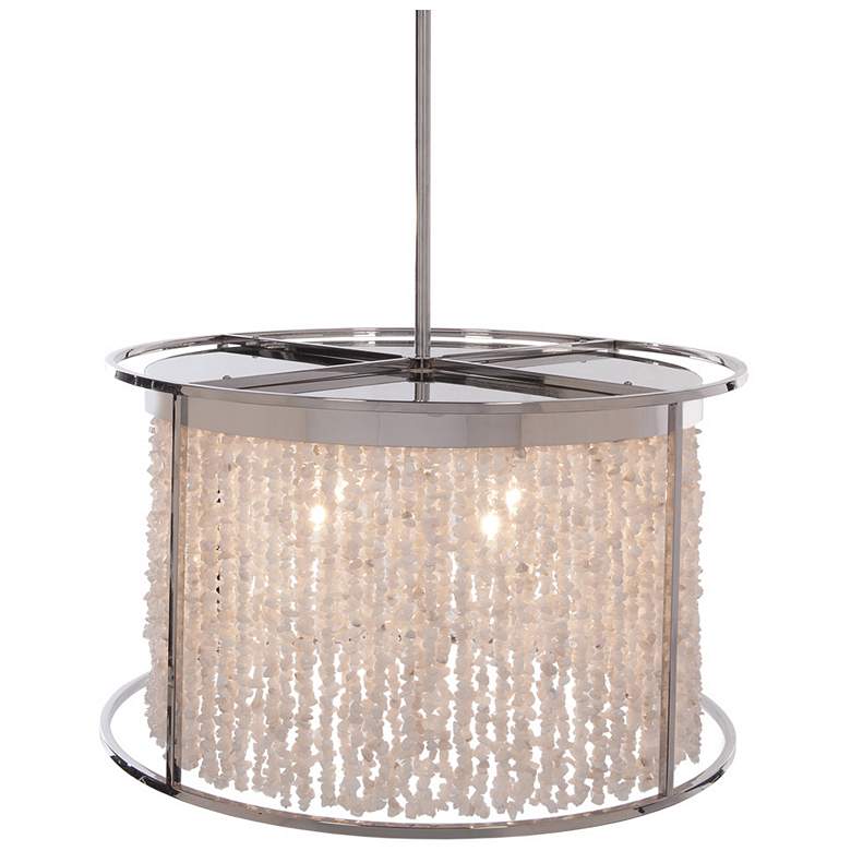 Image 1 Avenue Lighting Soho Collection Hanging Chandelier Polished Nickel Silver