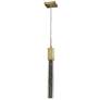 Avenue Lighting-The Glacier Collection-1 Light Pendant-Brushed Brass