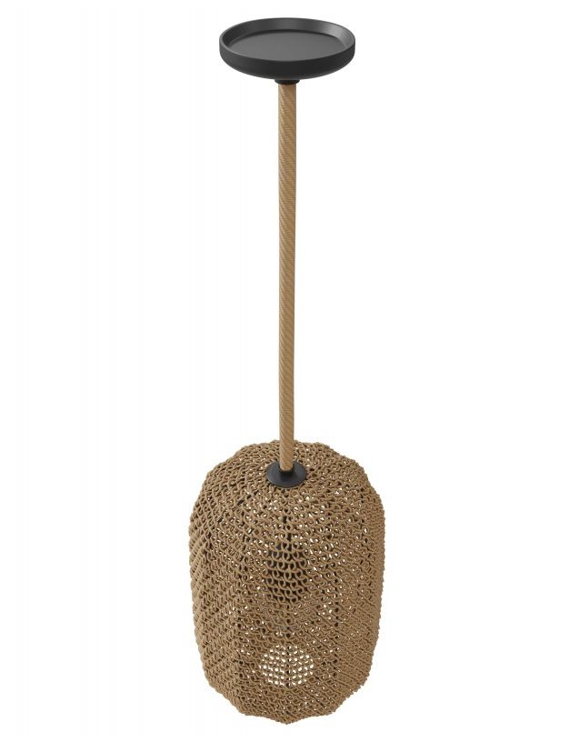 Image 3 Avenue Lighting  The Malibu Collection Pendant 11" Natrual Hemp Rope more views